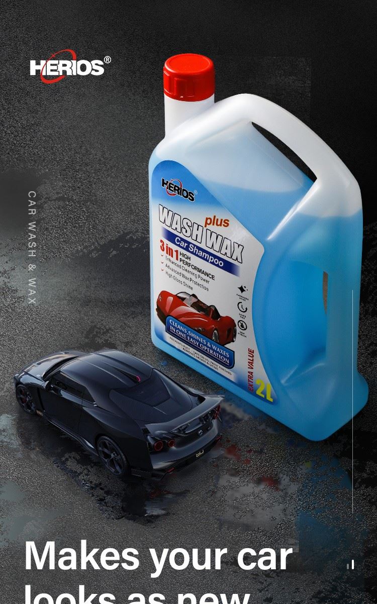 2L HERIOS CAR WASH WAX4